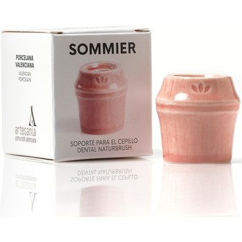 Naturbrush Productos baño SOMMIER SOPORTE PARA CEPILLO DENTAL ROJO