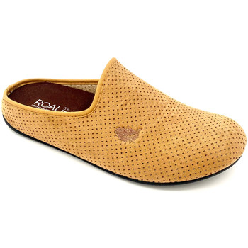 Roal Pantuflas DESCALZA SUEDE PERFORADO 46 CUERO
