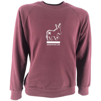 Sensa Cunisiun Jersey Sudadera Girocollo Logo Hombre - Burdeos