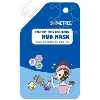 Shinetree Tratamiento facial MUD WASH OFF PORE TIGHTENING MASCARILLA 15ML
