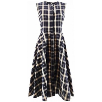 Woolrich Vestido largo Vestir Patterned Buffalo Mujer - Azul