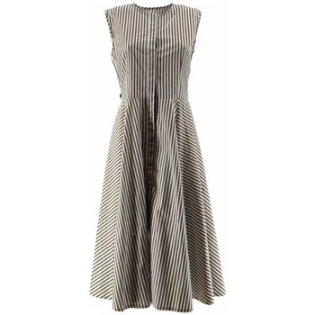 Woolrich Vestido largo Vestir Patterned Long Olive Mujer - Blanco