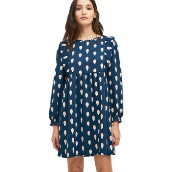 Compania Fantastica Vestido Vestido Babydoll Corto Con Estampado de