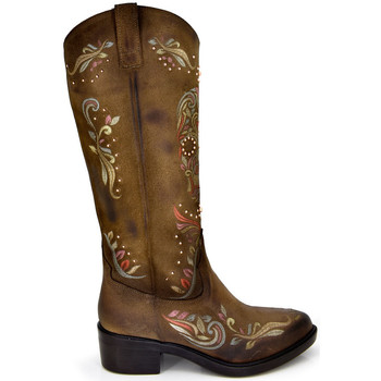 Exé Shoes Botas BOTAS CAÑA ALTA CON CALAVERA TAUPE ARIZONA-400