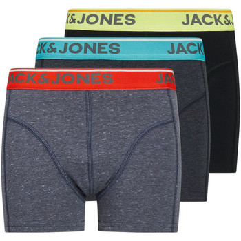 Jack & Jones Boxer 12189222 JACMIKE TRUNKS 3 PACK JR SCUBA BLUE/FIESTA-L