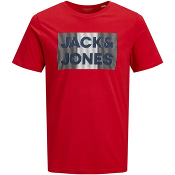 Jack & Jones Camiseta 12151955 JJECORP LOGO TEE SS O-NECK NOOS TRUE RED/PLAY-SLI