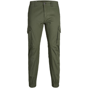 Jack & Jones Pantalón cargo 12141844 JJIPAUL JJFLAKE AKM 542 OLIVE NIGHT NOOS OLIVE NIGHT