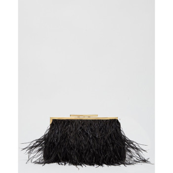 Liu Jo Bolso Clutch con plumas auténticas