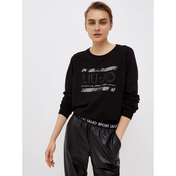 Liu Jo Jersey Sudadera con logotipo y lentejuelas