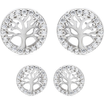 Luxenter Pendientes Pendientes Garlee De Plata De Ley 925