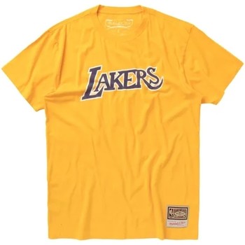 Mitchell And Ness Camiseta CAMISETA AMARILLA LAKERS LOGO TEE