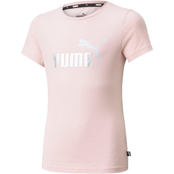 Puma Camiseta ESS LOGO TEE ROSA