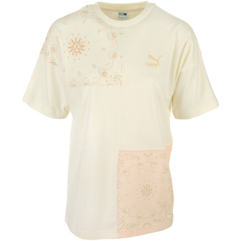 Puma Camiseta OB Patchwork Tee Wn's