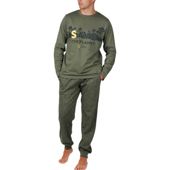 Admas For Men Pyjama tenue d'intérieur pantalon Save Planet National