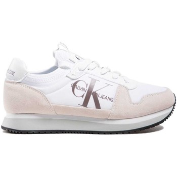 Calvin Klein Jeans Zapatillas Zapatillas Retro Runner Blancas