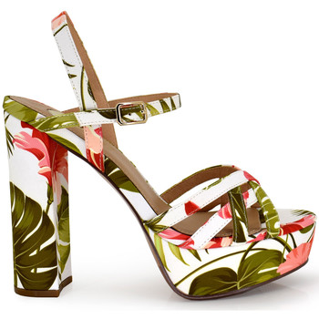 Exé Shoes Sandalias SANDALIA TACÓN PLATAFORMA ESTAMPADO FLORES OPHELIA-842