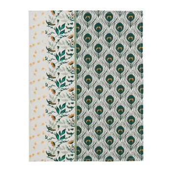 Jardin d'Ulysse Paño de cocina PLUME DE PAON