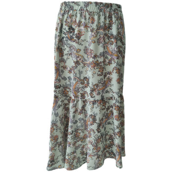 Kira Moda Falda FALDA MIDI VERDE AGUA