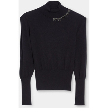 Liu Jo Jersey Jersey de cuello alto con aplicación decorativa