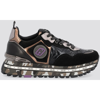 Liu Jo Zapatillas Zapatillas negras con suela de camuflaje
