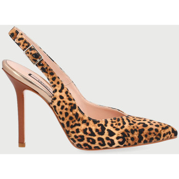 Liu Jo Zapatos de tacón Sandalias destalonadas con estampado animal