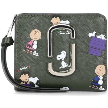 Marc Jacobs Cartera Cartera Peanuts x The Mini Compact de piel