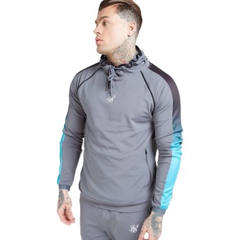 Siksilk Jersey SUDADERA GRIS FRANJAS HOMBROS DIFUMINADAS