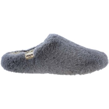 Victoria Pantuflas Zapatillas de Casa Pelo Soft Gris