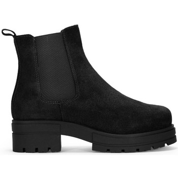 Bosanova Botines Botines negros en serraje piel