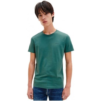 Calvin Klein Jeans Camiseta Camiseta Slim Fit Verde Kaki