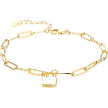 Luxenter Pulseras Pulsera Darisen Con Baño De Oro Amarillo De 18 Quilates