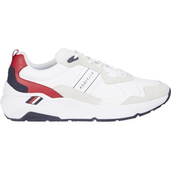 Tommy Hilfiger Zapatillas Detalle de corredor de cuero d