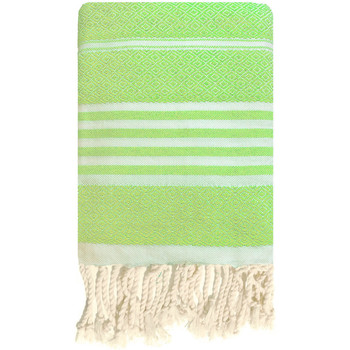 Traditions Med Bufanda DIAMANT LOSANGES VERT FLUO