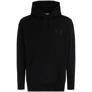 Y-3 Jersey Sudadera con capucha de algodón negro