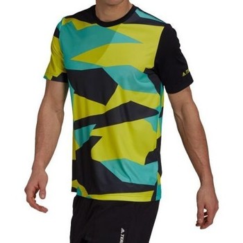 adidas Camiseta CAMISETA AOP GFX AZUL VERDE