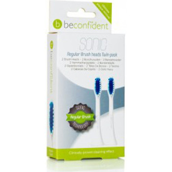 Beconfident Productos baño Sonic Toothbrush Heads Regular White Lote