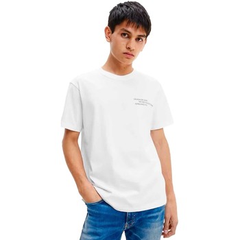 Calvin Klein Jeans Camiseta Camiseta Reptile Back Graphic Blanca