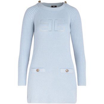Elisabetta Franchi Vestido Mini vestido de jersey celeste