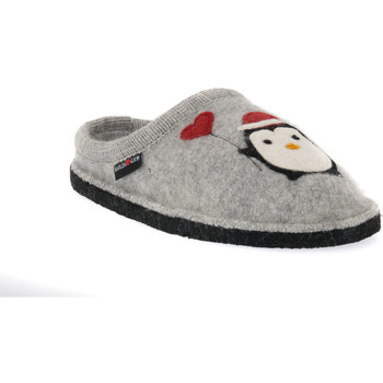 Haflinger Pantuflas PINGUINO GRIGIO WALKSTOFF CALZ G