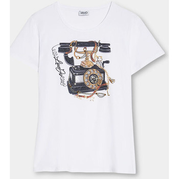 Liu Jo Tops y Camisetas Camiseta con estampado de teléfono