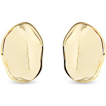 Luxenter Joyas Pendientes Etzin Con Baño De Oro Amarillo De 18 Quilates