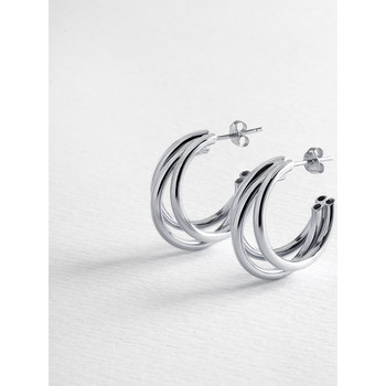 Luxenter Pendientes Pendientes Micoh De Plata De Ley 925