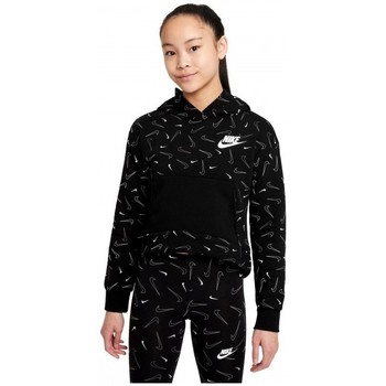 Nike Jersey SUDADERA NEGRA CON CAPUCHA NIÑA DD7377
