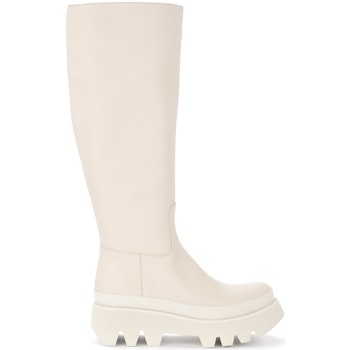 PALOMA BARCELÓ Botas Bota Paloma Barcelò Ida de piel color marfil