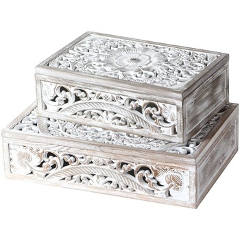 Signes Grimalt Baúles, cajas de almacenamiento Set 2 cajas rectangulares