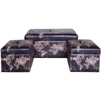 Signes Grimalt Baúles, cajas de almacenamiento Set 3 baules mundo