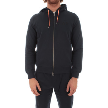 Sun68 Jersey HOOD ZIP LOGO TONE ON TONE COTTON FL 07