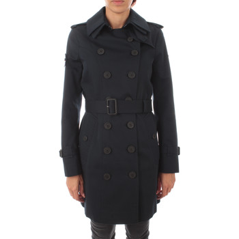 Trench London Abrigo SLIM TRENCH NAVY/FLAG/SILVER