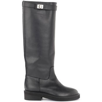 Via Roma 15 Botas Bota alta de piel negra