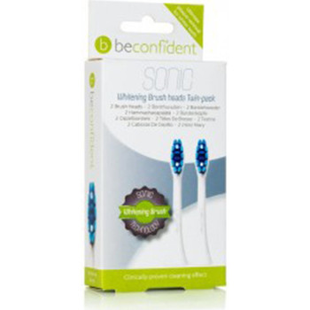 Beconfident Productos baño Sonic Toothbrush Heads Whitening White Lote